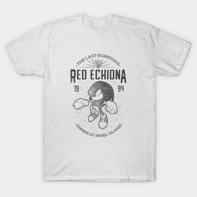 Red echidna T-Shirt by Cromanart